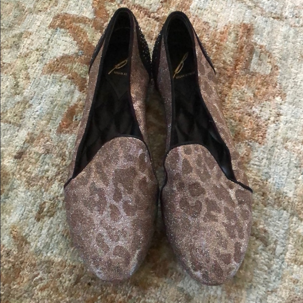 Brian Atwood Loafers Size 9.5 Perfect Condition
